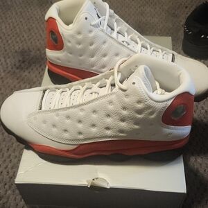 Jordan Air Jordan 13 Retro White Black True Red Box Label